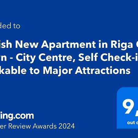 Stylish New Apartment In Riga Old Town - City Centre, Self Check-In, Walkable To Major Attractions Экстерьер фото